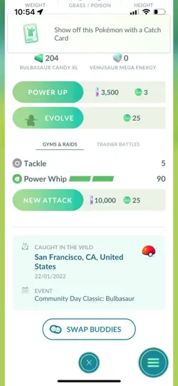 Pokemon Go Shiny Bulbasaur ( Reduced) - Image 2
