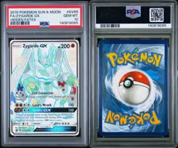 PSA 10 Zygarde GX SV65/SV94 Shiny Vault Full Art Hidden Fates Pokemon SM 2019 - Image 3