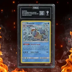 Pokemon Teu Torrential Cannon BLASTOISE 25/181 Cracked Ice Holo TAG 9 - Image 1