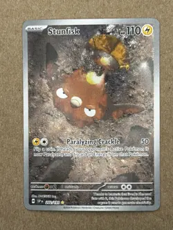 Pokemon TCG Stunfisk Illustration Surging Sparks 202/191 English Nm - Image 1