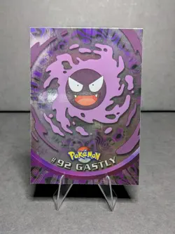 Gastly #92 Topps Blue Label TV Animation Edition Holo Pokemon TCG - Image 1