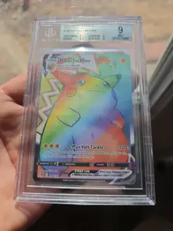 BGS 9 2020 Pokemon Vivid Voltage 188/185 Pikachu VMAX Secret Rare - Image 4
