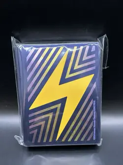 New & Sealed Pokemon TCG Surging Sparks Lightning Bolt Sleeves - 65 Count - Image 1