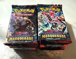 Pokemon TCG Twilight Masquerade Booster Pack Lot Scarlet & Violet 30x Packs - Image 1
