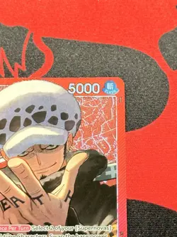 OP14-001 Trafalgar Law Alt Art Leader One Piece Azure Sea’s Seven English NM #2 - Image 4