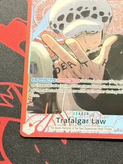 OP14-001 Trafalgar Law Alt Art Leader One Piece Azure Sea’s Seven English NM #2 - Image 5