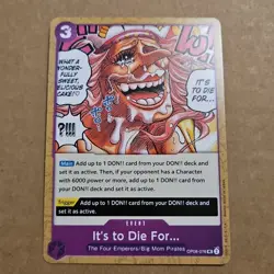 One Piece It's to Die For (OP08-076/170) OP08 Two Legends NM TCG CCG - Image 1