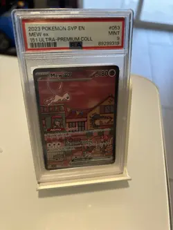 Mew ex 053 Sv: Scarlet & Violet Promo Cards Holo. PSA 9 - Image 1