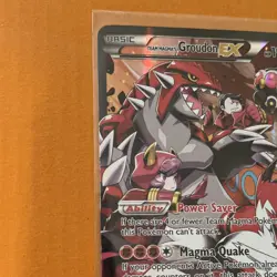 Pokemon Team Magma's Groudon EX 15/34 Double Crisis Ultra Rare Holo Card - Image 3