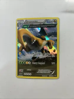 Dragonite 52/108 2015 XY Roaring Skies Pokemon Card TCG Full Art Holo Rare - Image 1