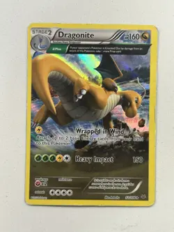 Dragonite 52/108 2015 XY Roaring Skies Pokemon Card TCG Full Art Holo Rare - Image 2