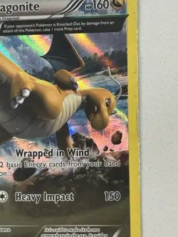 Dragonite 52/108 2015 XY Roaring Skies Pokemon Card TCG Full Art Holo Rare - Image 3