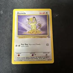Meowth 56/64 - Jungle Unlimited Pokemon Card - Vintage WOTC D64 - Image 1