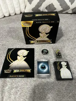 Pokemon Mega Evolution Empty Gardevoir ETB Box Plus Accessories No Cards - Image 1