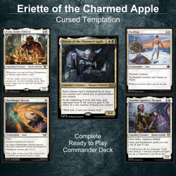 Eriette of the Charmed Apple Auras Magic Gathering Commander MTG Deck EDH - Image 1