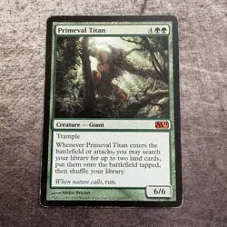 Primeval Titan - Magic 2011 - MTG Magic the Gathering - MP - Image 1