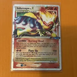 Infernape LV.X DP10 Diamond & Pearl Promo Holo Level Up Pokemon Card 120HP - Image 1