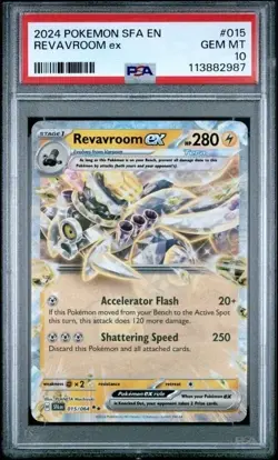 REVAVROOM EX #015 PSA 10 • 2024 Pokemon Shrouded Fable Holo English - Image 1