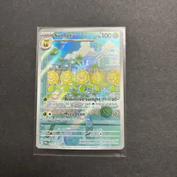 Pokemon: Sunflora Illustration Rare IR Full Art Holo 169/167 (Near Mint) - Image 1
