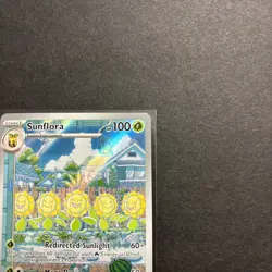 Pokemon: Sunflora Illustration Rare IR Full Art Holo 169/167 (Near Mint) - Image 2