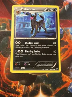Umbreon 60/108 2012 B&W Dark Explorers Pokemon Card Nintendo Non Holo - Image 3
