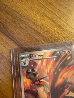 Blaziken 192/182 SV10: Destined Rivals Illustration Rare Holo Pokemon PACK FRESH - Image 4