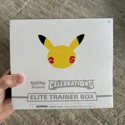Pokemon Celebrations Elite Trainer Box ETB **CORNER BENT** - Image 1