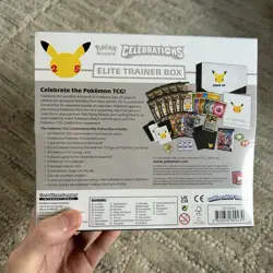 Pokemon Celebrations Elite Trainer Box ETB **CORNER BENT** - Image 3