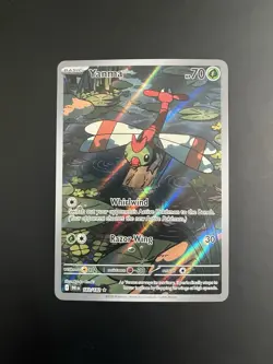 Pokemon Yanma 183/182 Sv10: Destined Rivals Illustration Rare Holo 70HP - Image 1