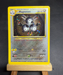 Pokemon Magneton 10/64 Neo Revelation Unlimited Holo Rare NM - Image 1