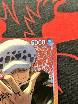OP14-001 Trafalgar Law Alt Art Leader One Piece Azure Sea’s Seven English NM #1 - Image 4