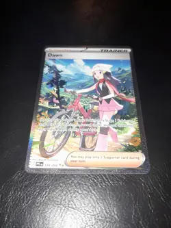 Pokemon Trading Card Dawn Trainer Full Art 129/094 Near Mint Phantasmal Flames - Image 1