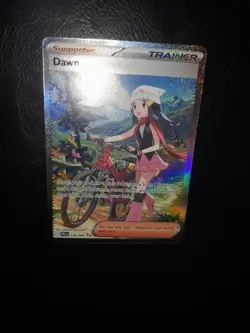 Pokemon Trading Card Dawn Trainer Full Art 129/094 Near Mint Phantasmal Flames - Image 2