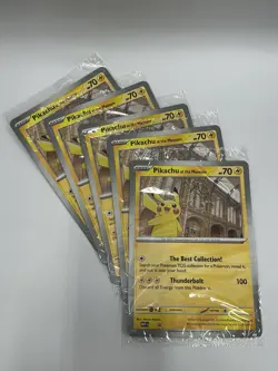 x5 Pokemon TCG Promo Jumbo Cards-Pikachu at the Museum Sealed x5✈ WORLDWIDE DEL - Image 1