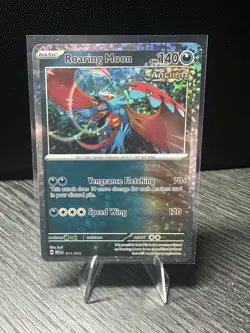 Pokemon TCG Pokemon Card McDonald's Roaring Moon 011/015 Promo 2023 - Image 1