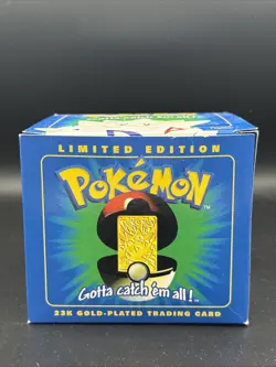 1999 Pokemon Burger King 23k Gold Plated Trading Card Togepi Red Sealed Vintage - Image 5