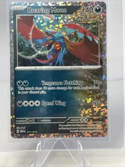 Roaring Moon Holo 2025 McDonald’s Happy Meal Pokemon Promo Card 11/15 - Image 1