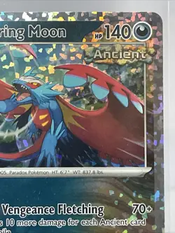 Roaring Moon Holo 2025 McDonald’s Happy Meal Pokemon Promo Card 11/15 - Image 3