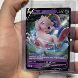 Mew V - 069/189 - Pokemon Darkness Ablaze Sword & Shield Rare Card NM Near Mint - Image 1