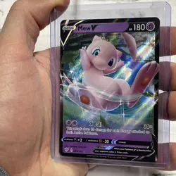 Mew V - 069/189 - Pokemon Darkness Ablaze Sword & Shield Rare Card NM Near Mint - Image 2