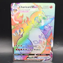 Pokemon Charizard VMAX Champions Path 074/073 Secret Rare Full Art Holo TCG Card - Image 1