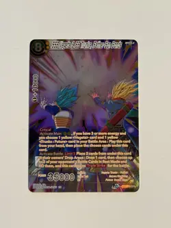 SSB Vegeta & SS Trunks Father Son Bonds SPR Dragon Ball Super Card Game NM - Image 1