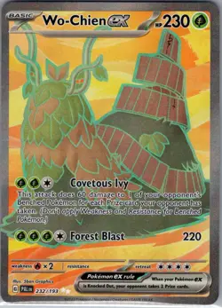 Wo-Chien ex - 232/193 SV02: Paldea Evolved - Pokemon Card - NM - Image 1