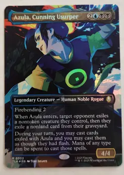 Azula, Cunning Usurper (Borderless) Avatar: The Last Airbender Foil - Image 1