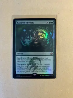 MTG Nature’s Rhythm TDM 0150 R NM FOIL - Image 1