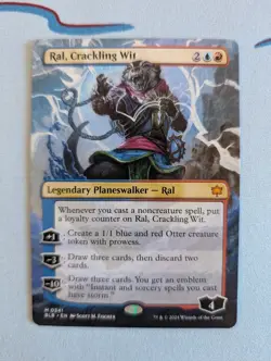 Ral, Crackling Wit (Borderless) Bloomburrow Regular MtG 0341 - Image 1