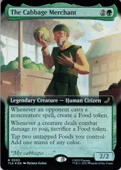 MTG The Cabbage Merchant (Extended) (203) | NM Foil | Avatar {TLE} - Image 2