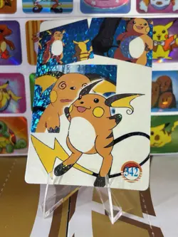 Pokemon Vintage Pocket Monsters Vending HOLO Prism Sticker 1999 Bandai Nintendo - Image 1