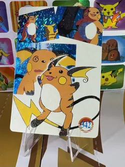 Pokemon Vintage Pocket Monsters Vending HOLO Prism Sticker 1999 Bandai Nintendo - Image 4