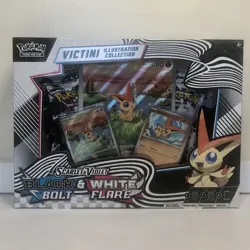 Pokemon TCG: White Flare & Black Bolt - NEW Victini Illustration Collection Box - Image 1